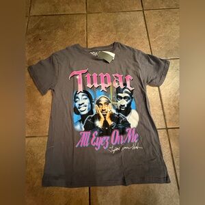 Gray Graphic Tupac T-Shirt